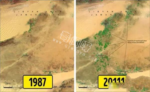 15张图片显示了地球在过去的50年中的变化