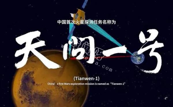 中国首次火星探测任务命名“天问一号”