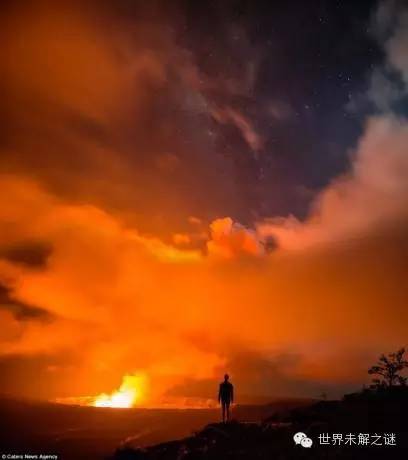 史上最牛自拍：同时拍到活火山、月球和银河系