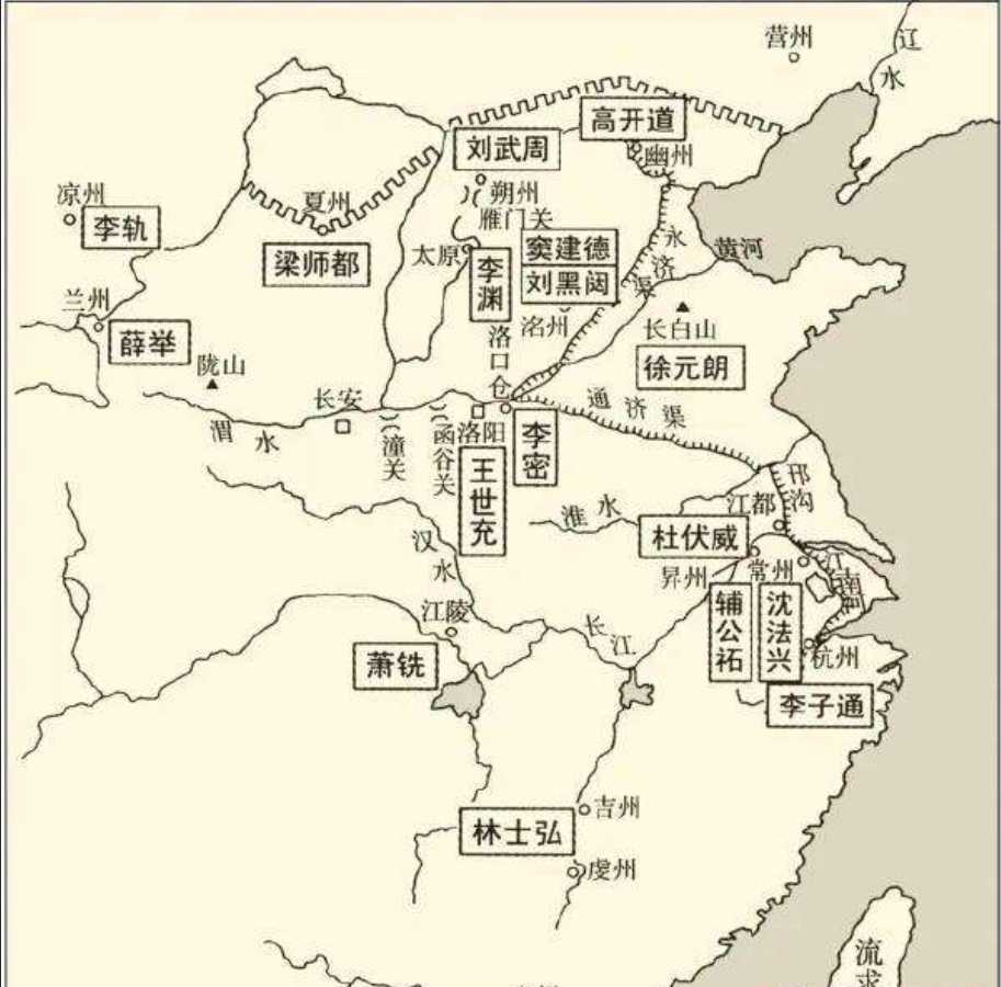 隋朝末年的十八路反王，为何李渊能突围而出？